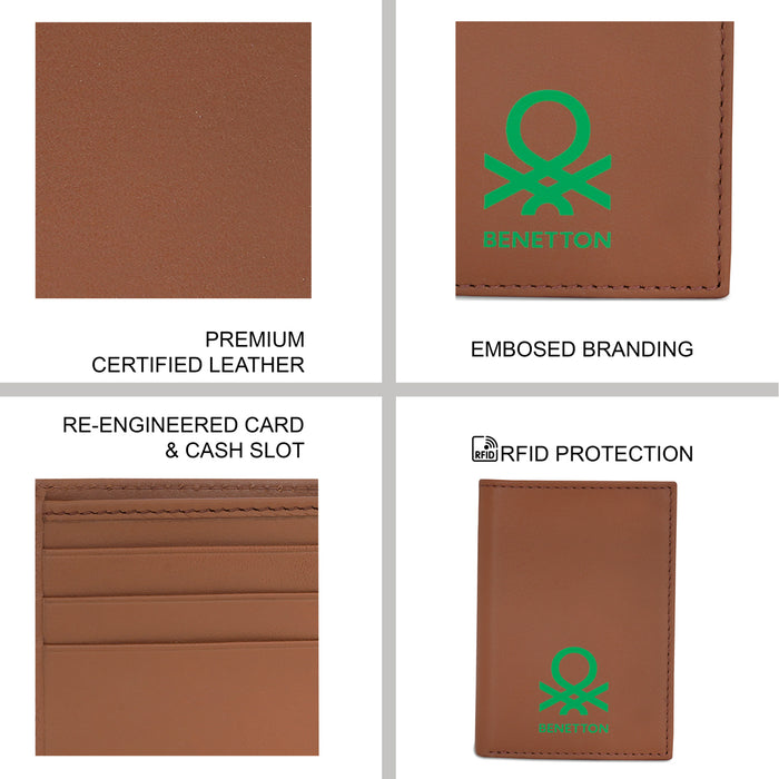 United Colors of Benetton Toledo Trifold Tan