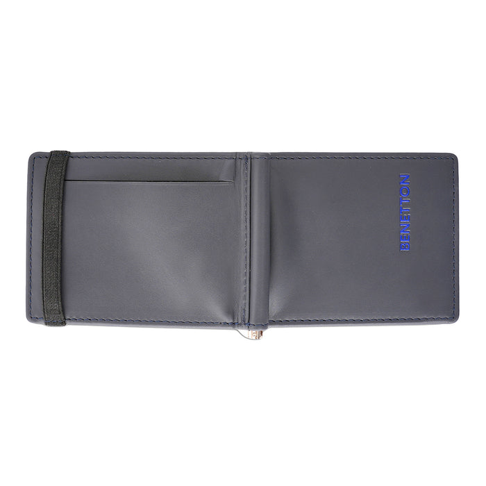 United Colors of Benetton Emberto Money Clip Wallet navy