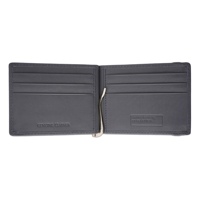 United Colors of Benetton Emberto Money Clip Wallet navy