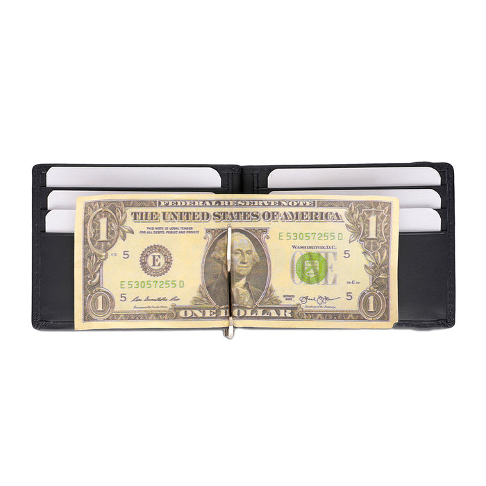 United Colors of Benetton Emberto Money Clip Wallet navy