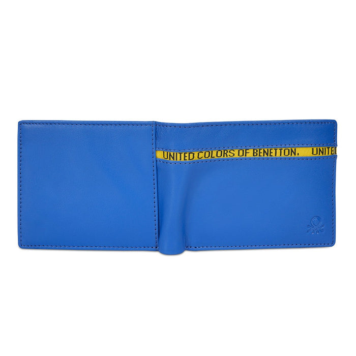 United Colors Of Benetton Fynn Men's Passcase Wallet Blue