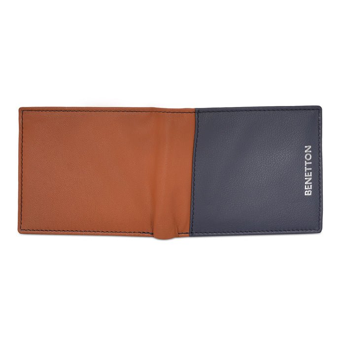 United Colors of Benetton Maceo Passcase Wallet Navy