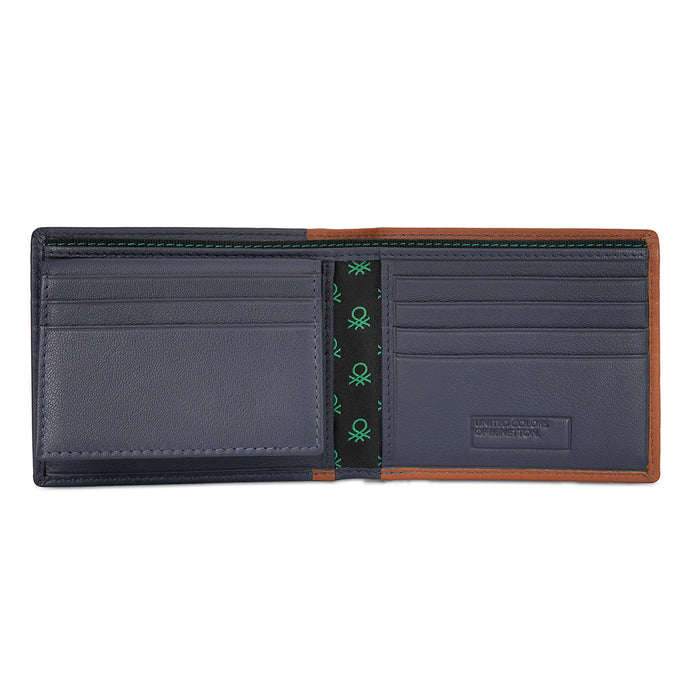 United Colors of Benetton Maceo Passcase Wallet Navy