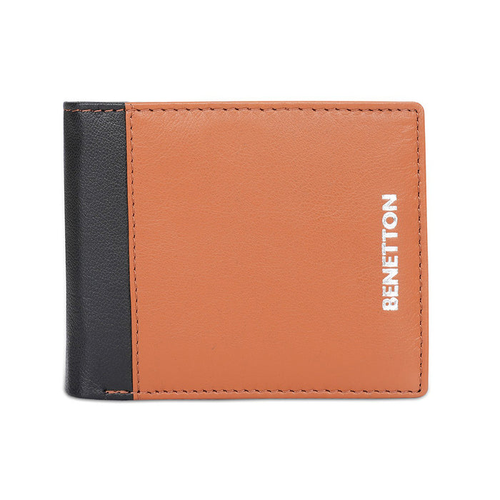 United Colors Of Benetton Maceo Men's Global Coin Wallet Tan