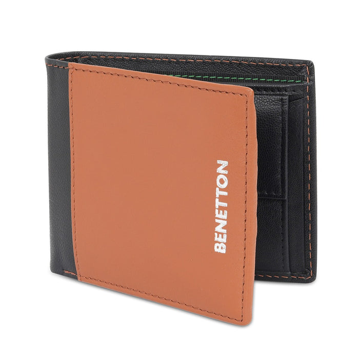 United Colors Of Benetton Maceo Men's Global Coin Wallet Tan