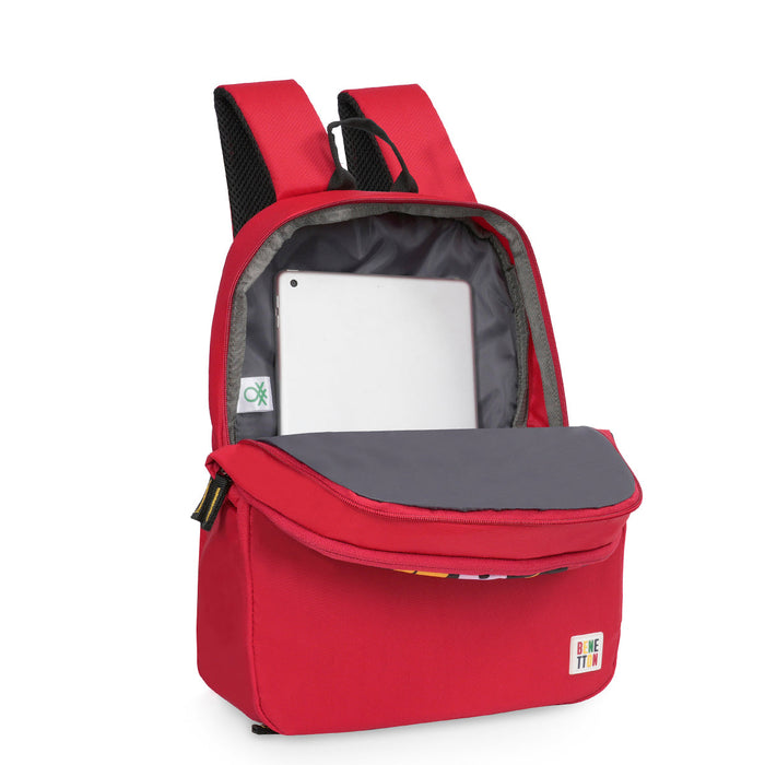 United Colors of Benetton Breeze Back to School Backpack Red