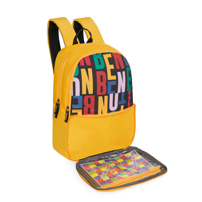 United Colors of Benetton Breeze Back to School Backpack Yellow