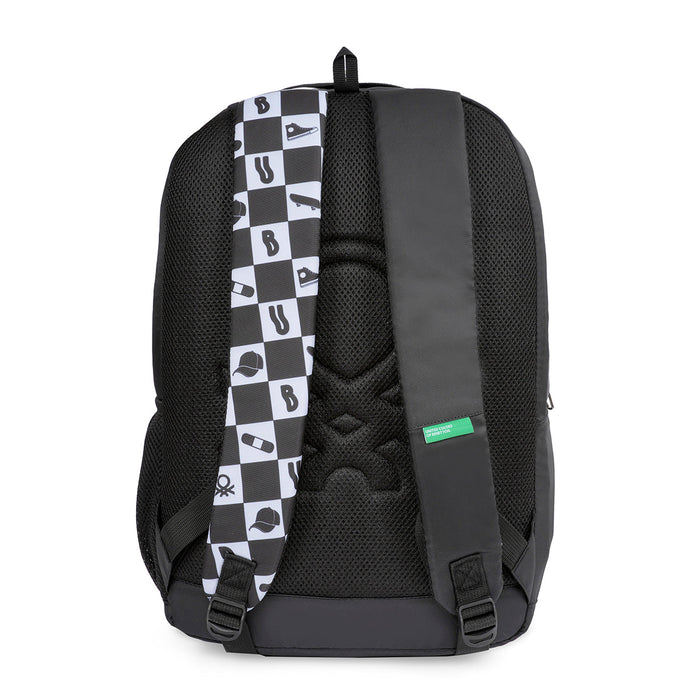 United Colors of Benetton Reign Back to School Backpack Black