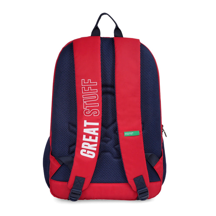 United Colors of Benetton Filago Back to School Backpack Red