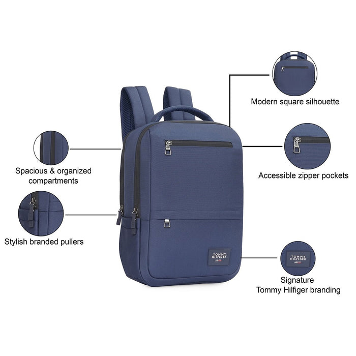 Tommy Hilfiger Lawrence Laptop Backpack Granite Navy