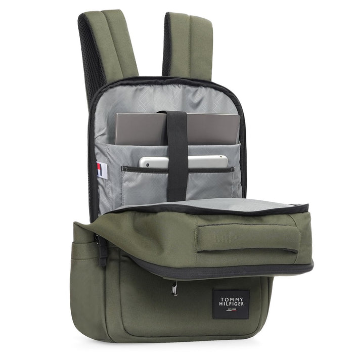 Tommy Hilfiger Lawrence Laptop Backpack Olive