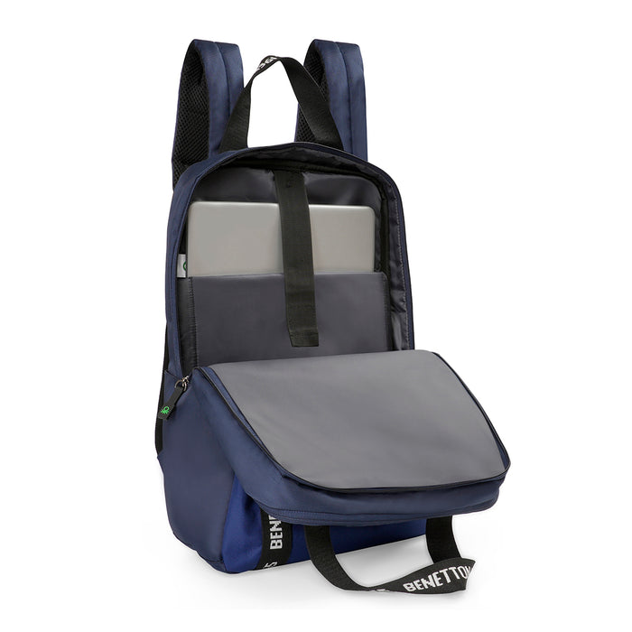 United Colors of Benetton Salerno Laptop Backpack Navy