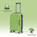 United Colors of Benetton Opal Hard Luggage Green Cabin