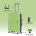 United Colors of Benetton Opal Hard Luggage Green Mid