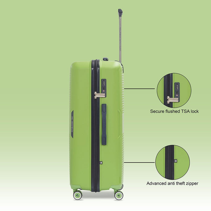 United Colors of Benetton Opal Hard Luggage Green Cargo