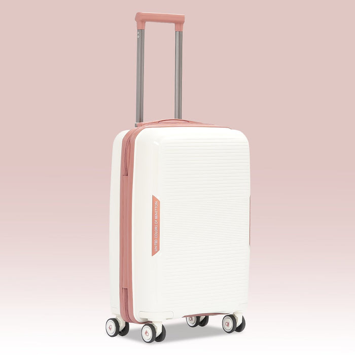 United Colors of Benetton Opal Hard Luggage White Cabin