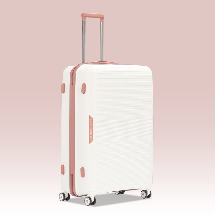 United Colors of Benetton Opal Hard Luggage White Cargo