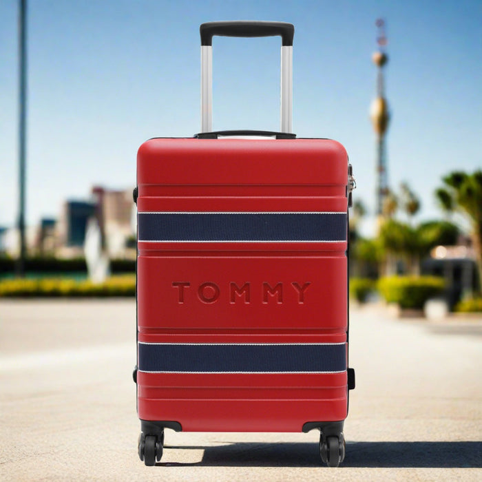 Tommy hilfiger red suitcase sale