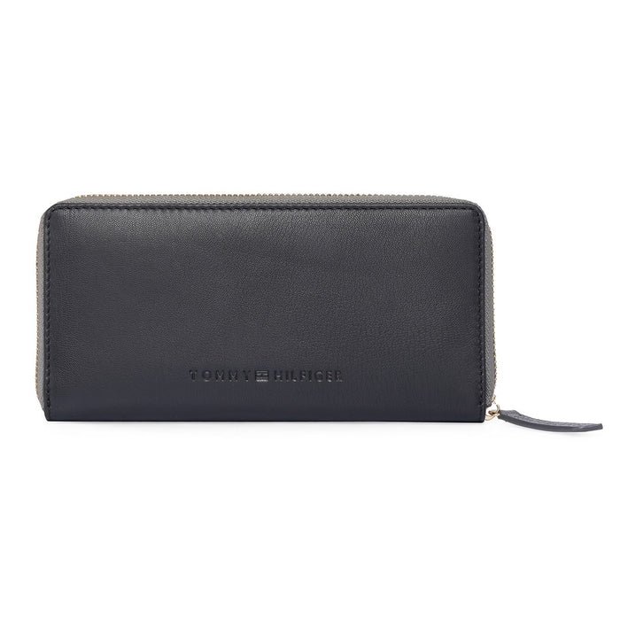 Tommy Hilfiger Bretha Women's Zip Around Wallet Black+grey