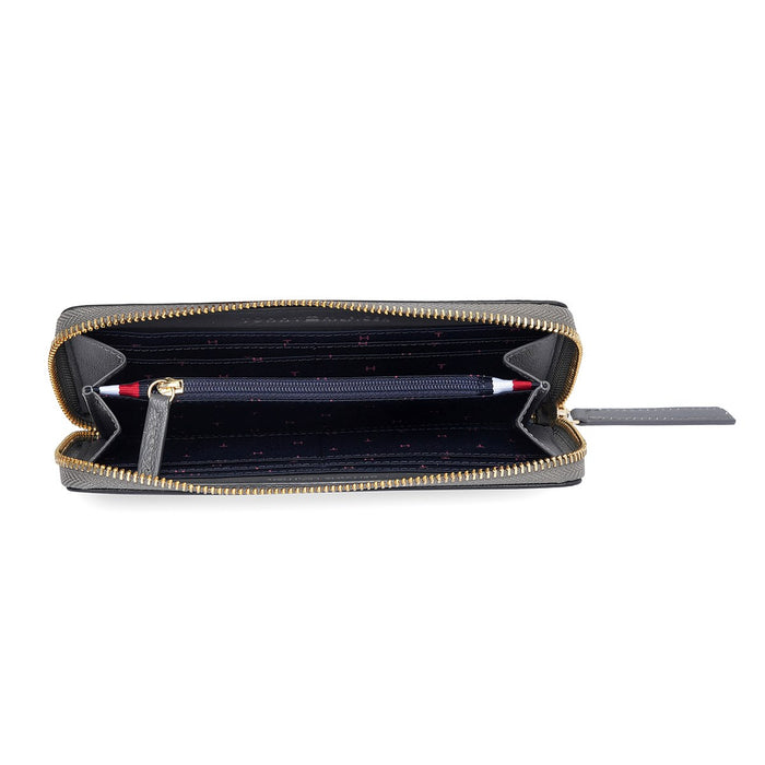 Tommy Hilfiger Bretha Women's Zip Around Wallet Black+grey