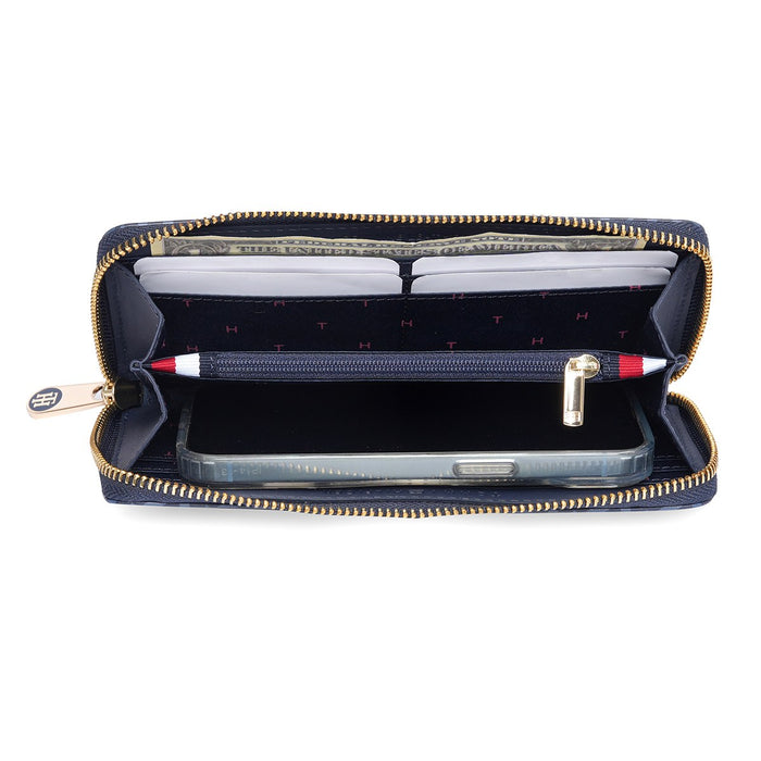 Tommy Hilfiger Aliciya Women's Zip Around Wallet Navy