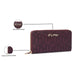 Tommy Hilfiger Celina Women's Zip Around Wallet Burgundy