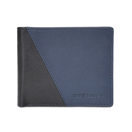 The Vertical Denwer Men's Global Coin Wallet Black+navy