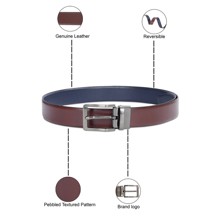 The Vertical Epirus Men's Reversible Belt