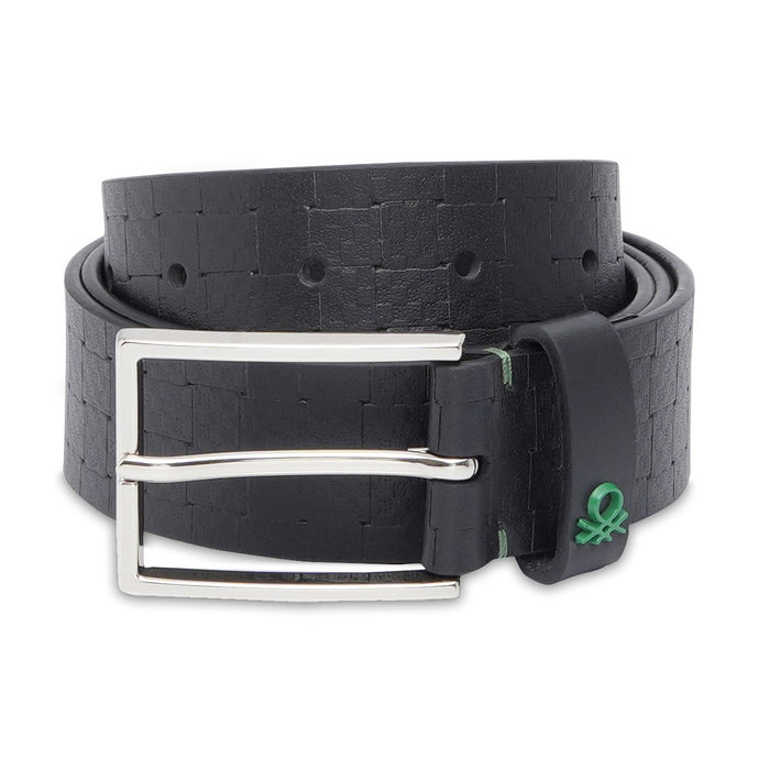 United Colors Of Benetton Carrer Men's Non Reversible Belt Black