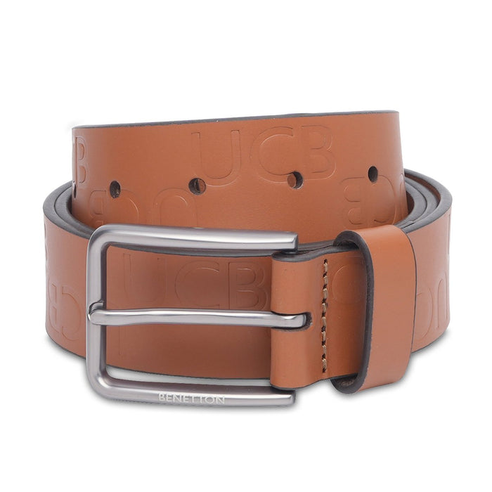 United Colors of Benetton Batllo Men's Non Reversible Belt Tan