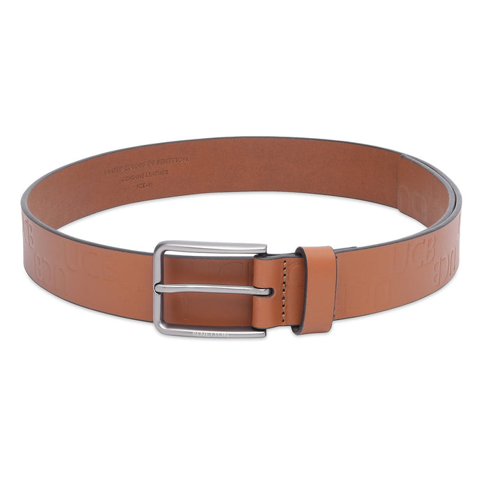 United Colors of Benetton Batllo Men's Non Reversible Belt Tan