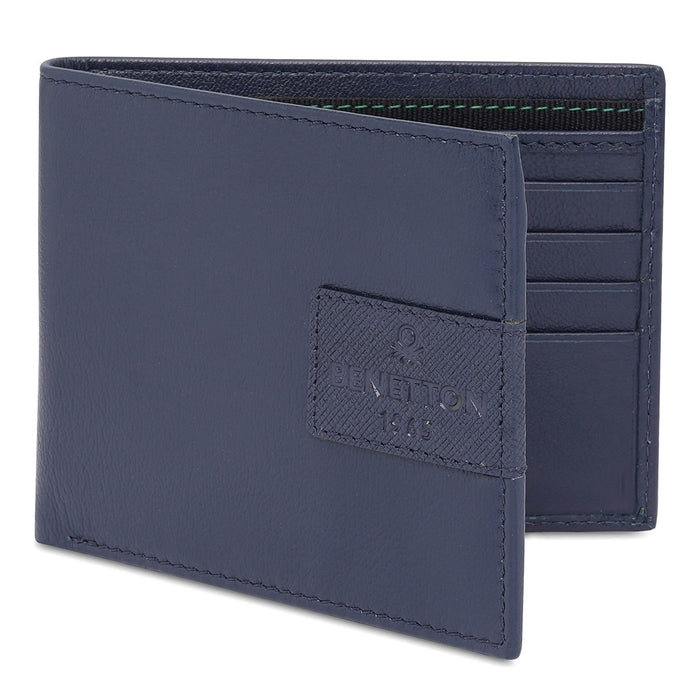 United Colors Of Benetton Jodeco Men's Slimfold Wallet Navy