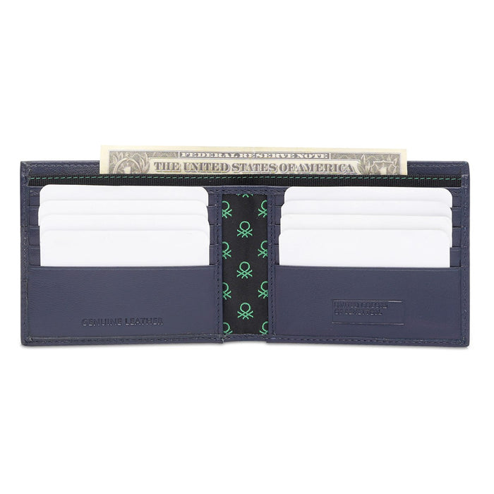 United Colors Of Benetton Jodeco Men's Slimfold Wallet Navy