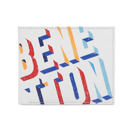 United Colors Of Benetton Almanor Men's Global Coin Wallet White