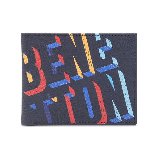 United Colors Of Benetton Almanor Men's Slimfold Wallet Navy