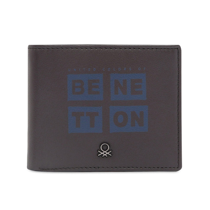 United Colors Of Benetton Stanley Men's Global Coin Wallet Brown