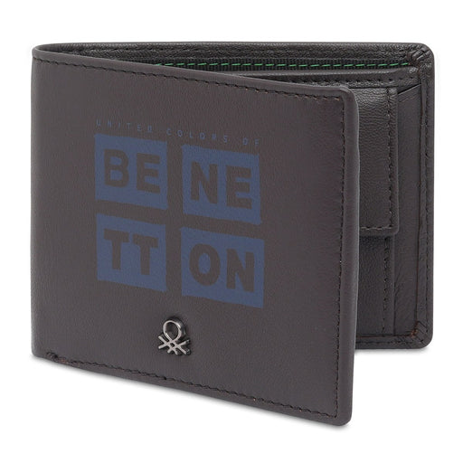 United Colors Of Benetton Stanley Men's Global Coin Wallet Brown