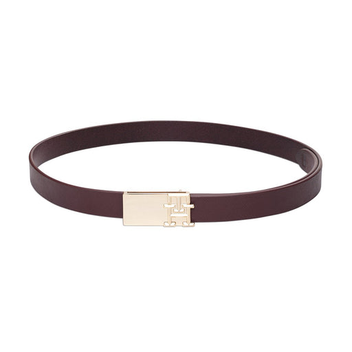 Tommy Hilfiger Cashe Womens Non Reversible Belt Wine