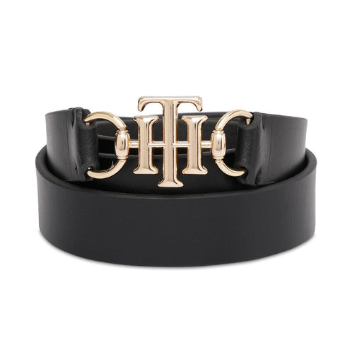 Tommy Hilfiger Yuki Womens Non Reversible Belt Black