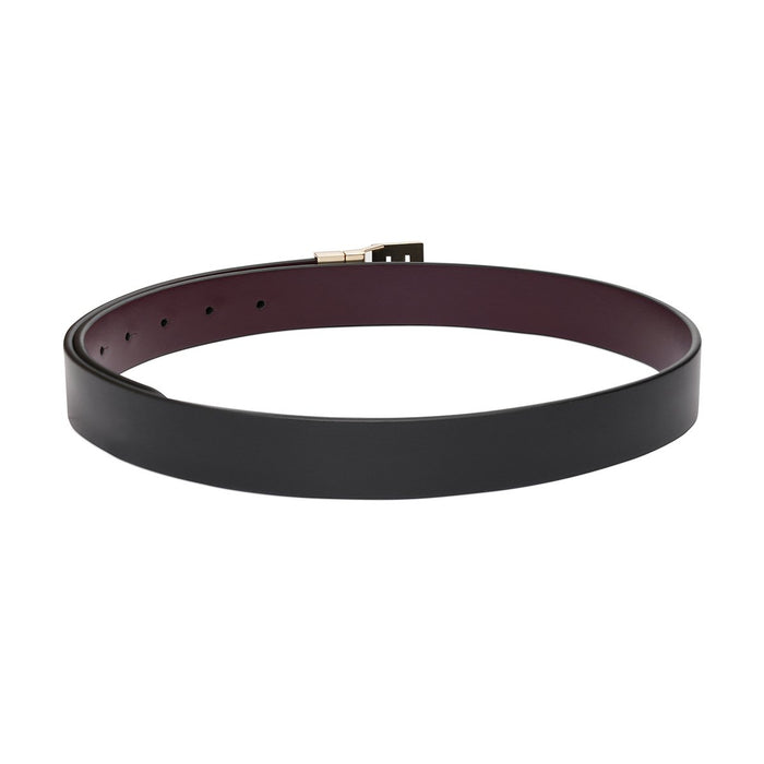 Tommy Hilfiger Cynus Womens Reversible Belt Black Wine