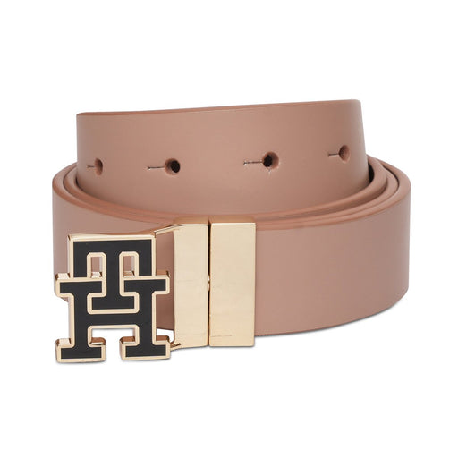 Tommy Hilfiger Cynus Womens Reversible Belt Pink Brown