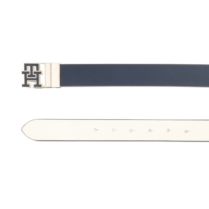 Tommy Hilfiger Cynus Womens Reversible Belt Navy Cream