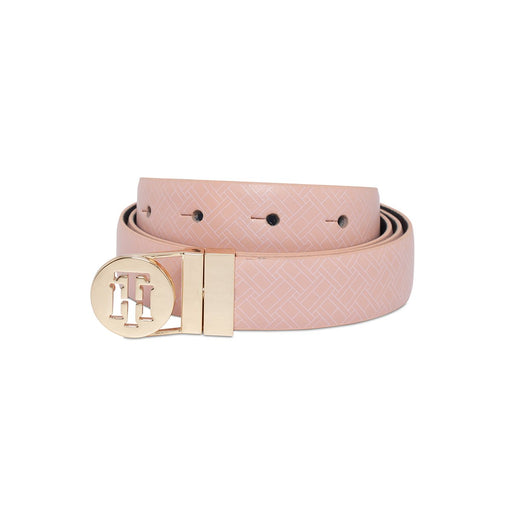 Tommy Hilfiger Riza Womens Reversible Belt Pink Navy