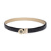 Tommy Hilfiger Riza Womens Reversible Belt Black Beige