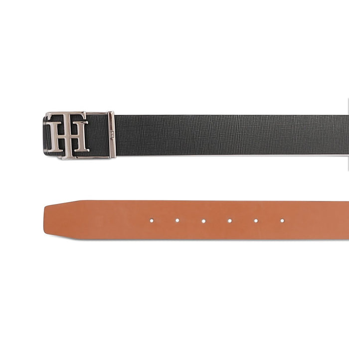 Tommy Hilfiger Setubal Men's Reversible Belt Black Tan