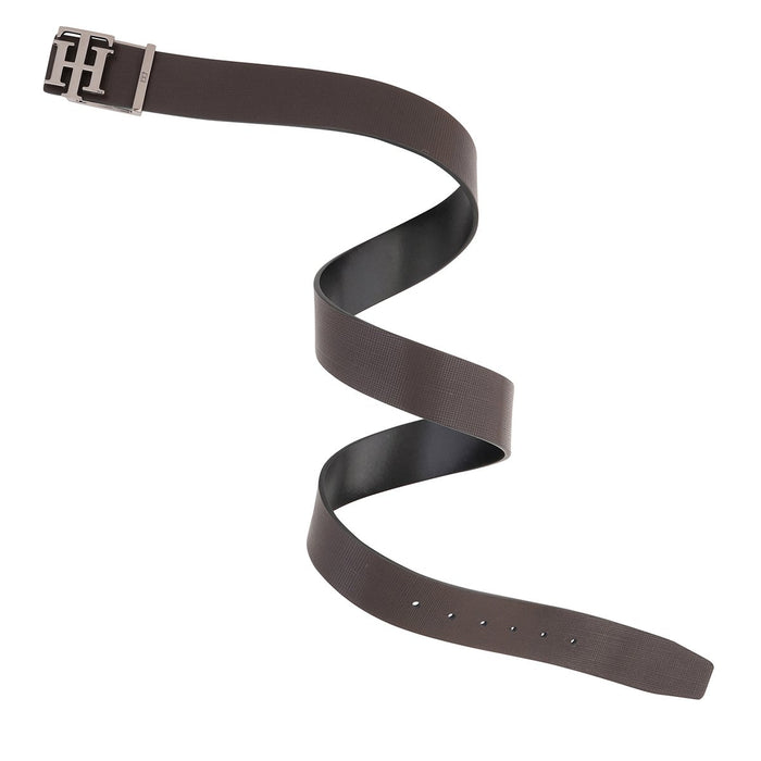 Tommy Hilfiger Setubal Men's Reversible Belt Brown Black