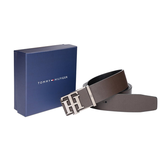 Tommy Hilfiger Setubal Men's Reversible Belt Brown Black