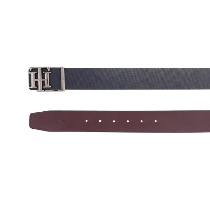 Tommy Hilfiger Setubal Men's Reversible Belt Navy Wine