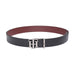 Tommy Hilfiger Malmo Men's Reversible Belt Black Wine