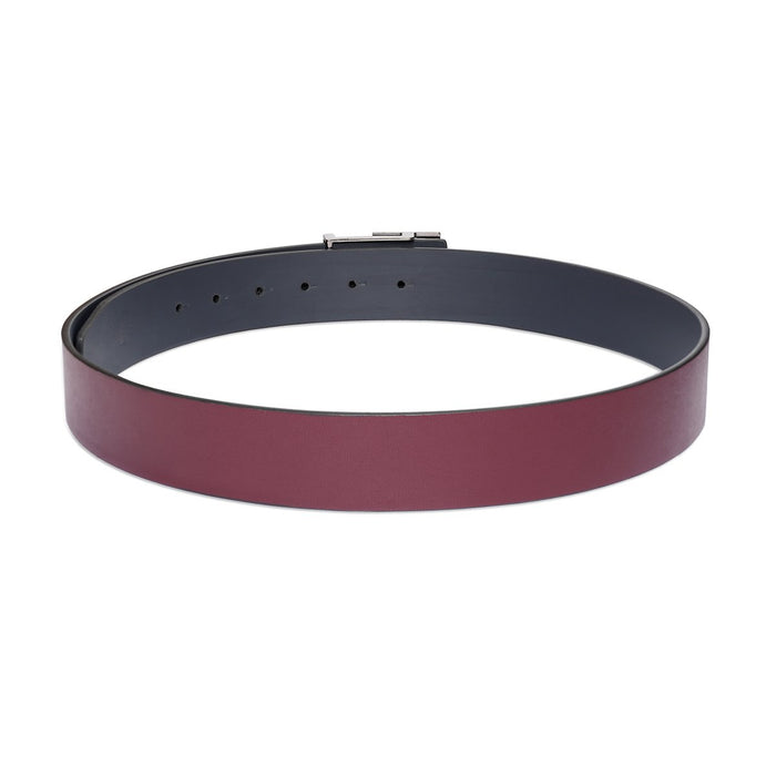 Tommy Hilfiger Malmo Men's Reversible Belt Wine Navy